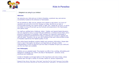 Desktop Screenshot of kidsinparadise.ca